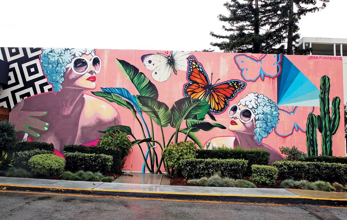 Cool New Mural at Hotel Paradox: Big Art, Big Fun in Santa Cruz